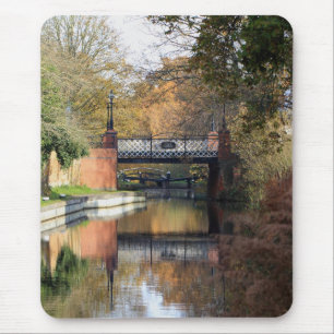 Kiln Bridge in de lente van Mousepad Muismat