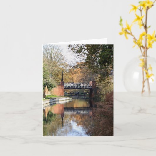 Kiln Bridge in het voorjaar Kaart (Gele Bloem)