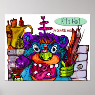Kiln God voor veilige ladingen Poster