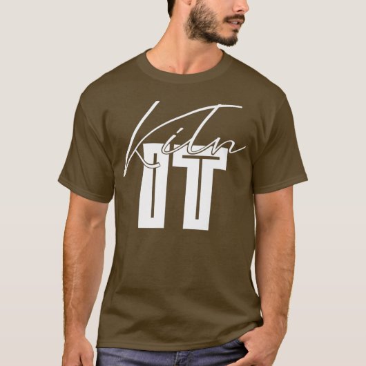 Kiln It Pottery Wheel Hobby Premium T-shirt (Voorkant)