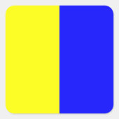 Kilo Vierkante Sticker (Voorkant)