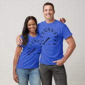 Kilometer snelheidsmeter auto vriend t-shirt (Unisex)