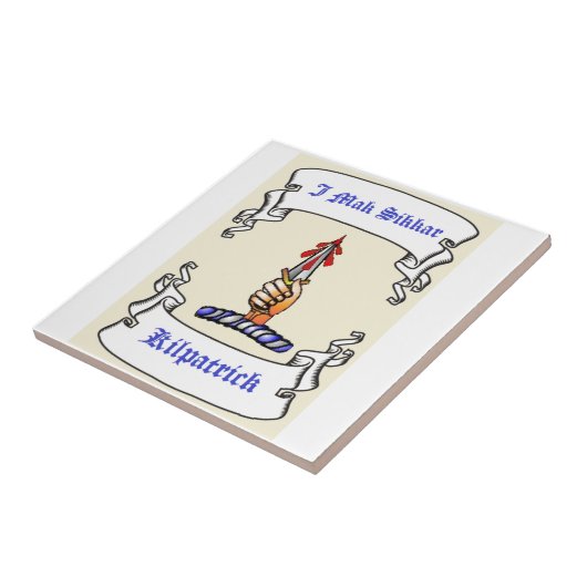 Kilpatrick Dagger I Mak Sikkar Tegeltje (Zijkant)