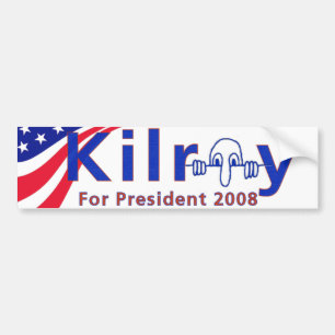 Kilroy 08 bumpersticker
