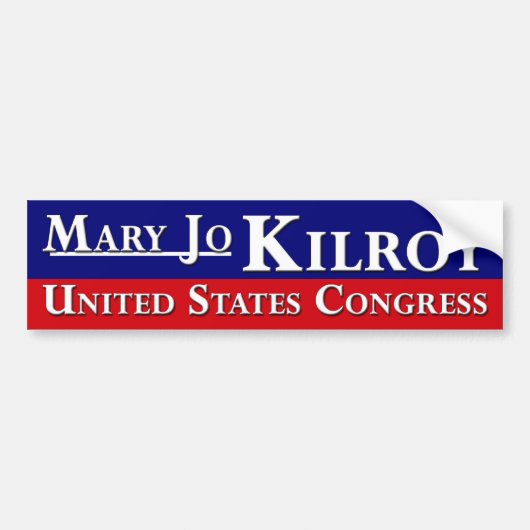 Kilroy for Congress Bumpersticker (Voorkant)