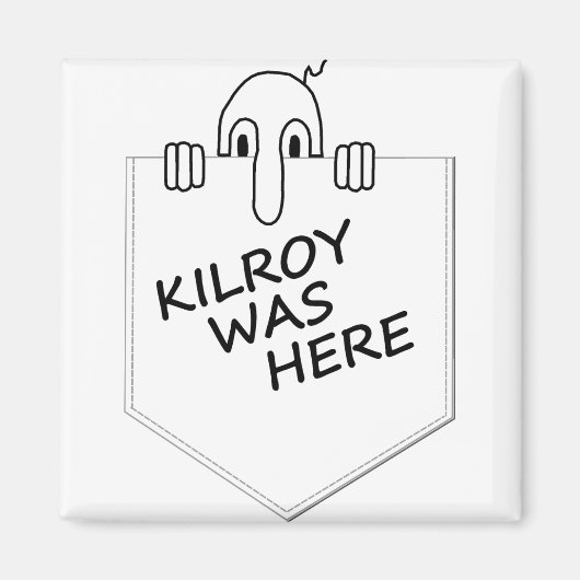 Kilroy Magneet (Voorkant)