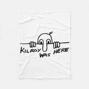 Kilroy Was Here - Tweede Wereldoorlog, WW2, Histor Fleece Deken