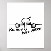Kilroy Was Here - Tweede Wereldoorlog, WW2, Histor Poster (Voorkant)