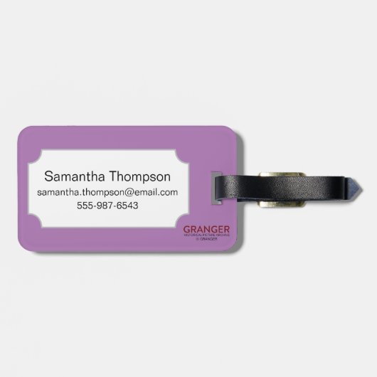 Kilroy was hier bagagelabel (Achterkant horizontaal)