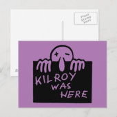 Kilroy was hier briefkaart (Voorkant / Achterkant)