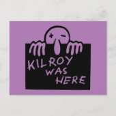 Kilroy was hier briefkaart (Voorkant)