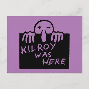 Kilroy was hier briefkaart