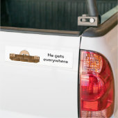 Kilroy was hier Bumpersticker (Op Truck)