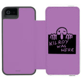 Kilroy was hier incipio iPhone portemonnee hoesje (Agenda Open)