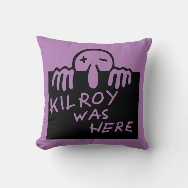 Kilroy was hier kussen (Voorkant)