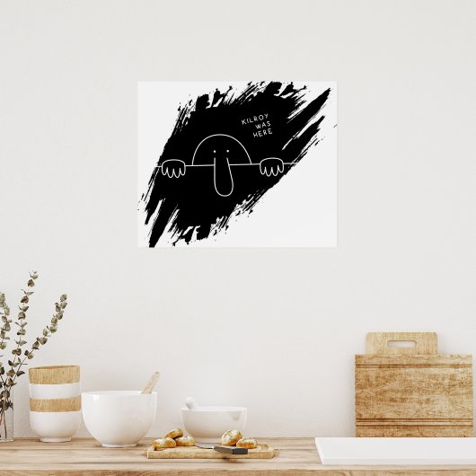 Kilroy was hier poster (Keuken)