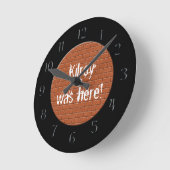 Kilroy was hier! Rode bril Ronde Klok (Hoek)