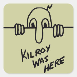 Kilroy was hier Sticker