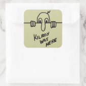 Kilroy was hier Sticker (Tas)