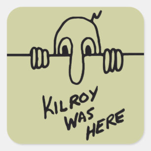 Kilroy was hier Sticker