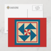 Kilt Briefkaart - Patriottische centrifuge (rood) (Voorkant / Achterkant)