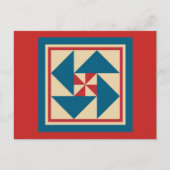 Kilt Briefkaart - Patriottische centrifuge (rood) (Voorkant)