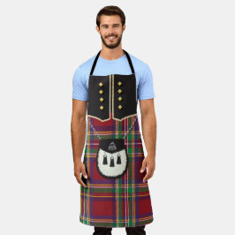 kilt en sporran voor mannen schort