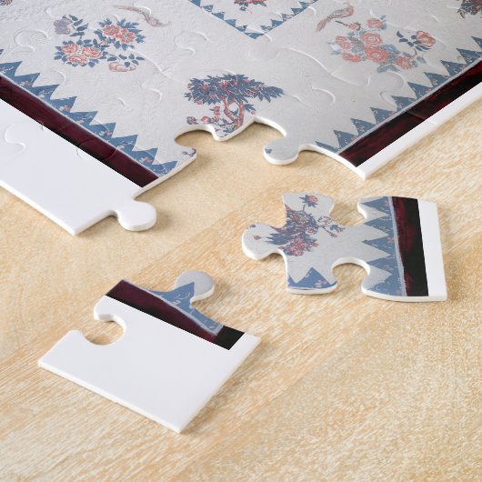 Kilt in "Broderie Perse", c.1800 (toegepast, print Legpuzzel (Zijkant)