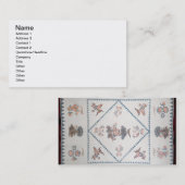 Kilt in "Broderie Perse", c.1800 (toegepast, print Visitekaartje (Voorkant / Achterkant)