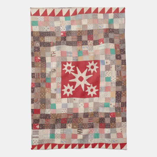 Kilt met middensterren theedoek (Verticaal)