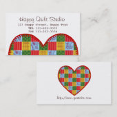 Kilt Visitekaartjes voor patchwork schilderen (Voorkant / Achterkant)