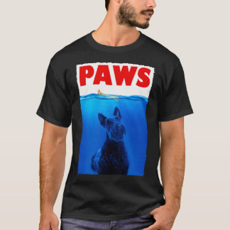 Kilted Canine Charm Schotse Terrier PAWS T-shirt T