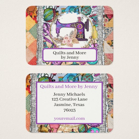 Kilting Visitekaartje (Voorkant /achterkant)