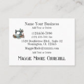 Kilting Visitekaartje (Achterkant)