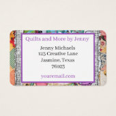 Kilting Visitekaartje (Achterkant)