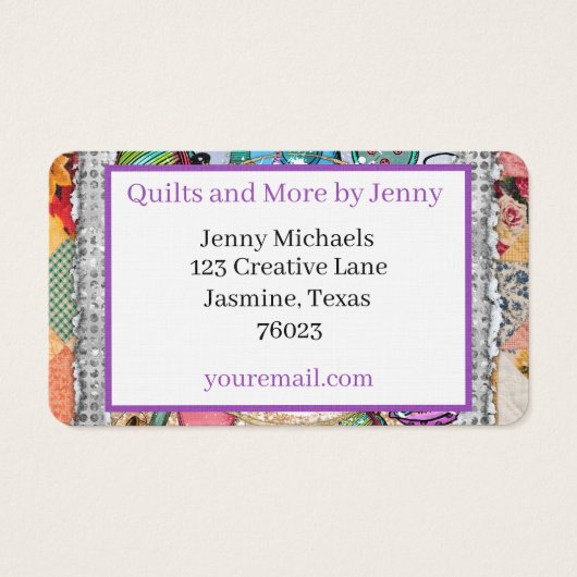 Kilting Visitekaartje (Achterkant)