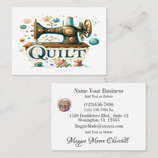 Kilting Visitekaartje (Voorkant / Achterkant)