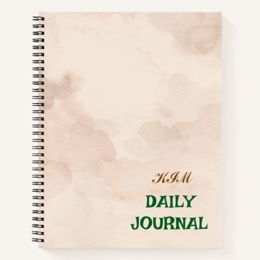KIM DAILY JOURNAL NOTITIEBOEK (Voorkant)