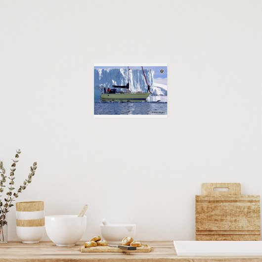 Kim en Antarctique Poster (Keuken)