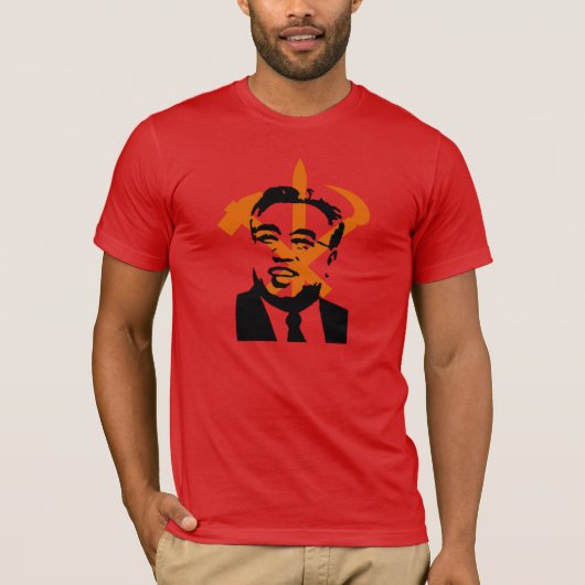 Kim il Sung Stencil Shirt (Voorkant)