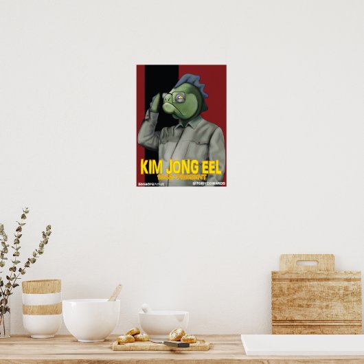 Kim Jong Eel Print (Keuken)