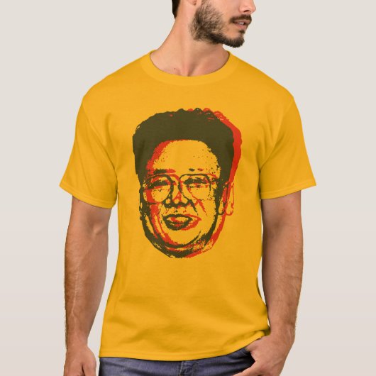 Kim Jong Il 3D T-shirt (Voorkant)
