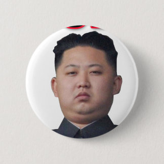 kim jong il bow ronde button 5,7 cm