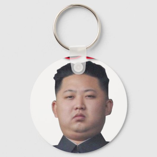 kim jong il bow sleutelhanger (Voorkant)