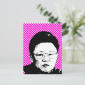 Kim Jong Il Briefkaart (Staand voorkant)