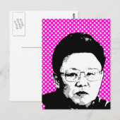 Kim Jong Il Briefkaart (Voorkant / Achterkant)