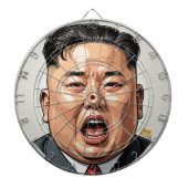 Kim Jong-Il Dartboard - Take Aim, Make Your Point. Dartbord (Voorkant)
