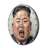 Kim Jong-Il Dartboard - Take Aim, Make Your Point. Dartbord (Voorkant Rechts)