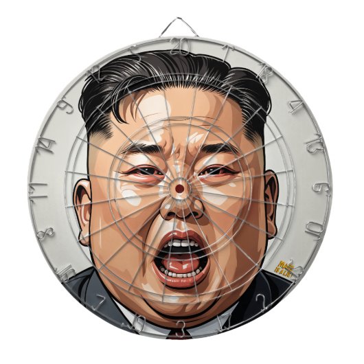 Kim Jong-Il Dartboard - Take Aim, Make Your Point Dartbord (Voorkant)