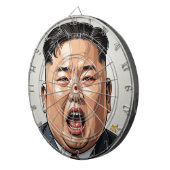 Kim Jong-Il Dartboard - Take Aim, Make Your Point Dartbord (Voorkant Rechts)